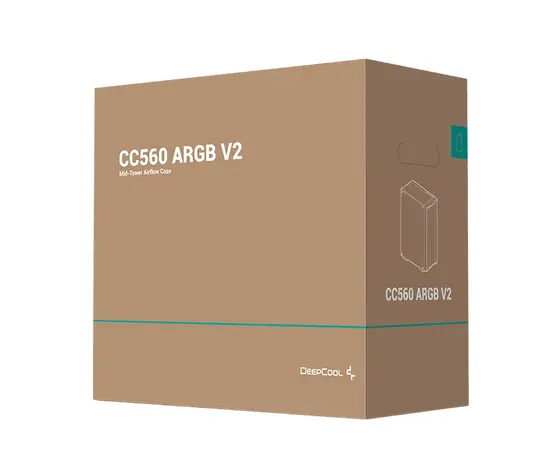 Cumpara Carcasă PC Deepcool CC560 ARGB V2, Midi-Tower, Fără PSU, Negru in Moldova