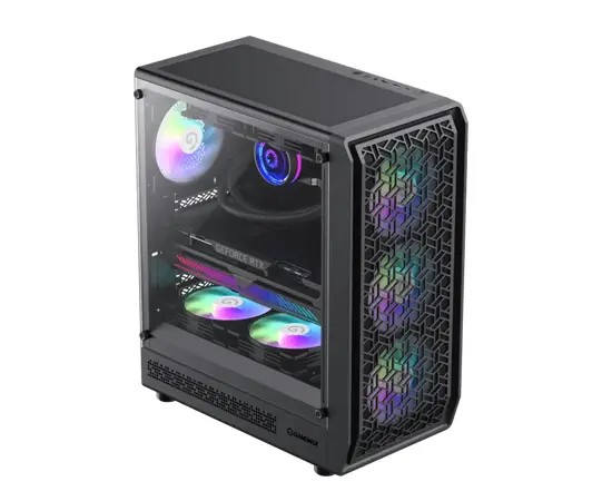 Cumpara Carcasă PC Gamemax Forge AB, Midi-Tower, Fără PSU, Negru in Moldova