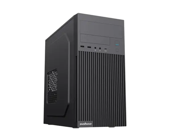 Cumpara Carcasă PC Sohoo 6521BK, Micro-ATX, ATX, Negru in Moldova