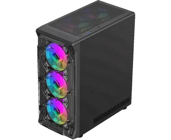 Cumpara Carcasă PC Gamemax Starlight 2 AB, Midi-Tower, Fără PSU, Negru in Moldova