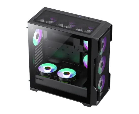 Cumpara Carcasă PC Gamemax Siege, Midi-Tower, Fără PSU, Negru in Moldova