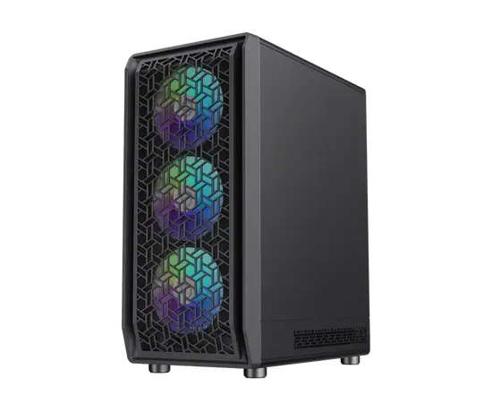 Cumpara Carcasă PC Gamemax Forge AB, Midi-Tower, Fără PSU, Negru in Moldova