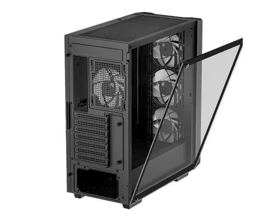 Cumpara Carcasă PC Deepcool CC560 ARGB V2, Midi-Tower, Fără PSU, Negru in Moldova