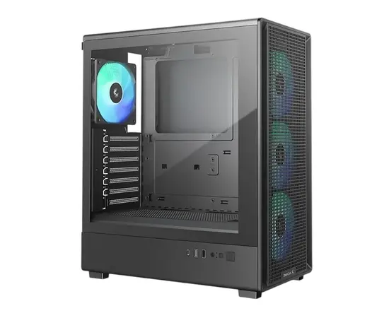 Cumpara Case ATX Deepcool CC550 4F, w/o PSU, 3x120front 1x120rear ARGB fans, 1xUSB3.0, 1xUSB2.0, 1xTypeC, Me in Moldova