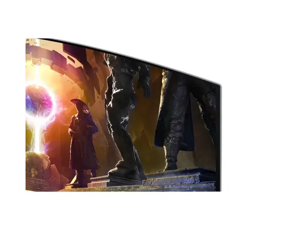 Cumpara 34" Monitor Gaming Samsung Odyssey G8 S34DG852, OLED 3440x1440 WQHD, Argintiu in Moldova