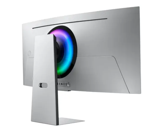 Cumpara 34" Monitor Gaming Samsung Odyssey G8 S34DG852, OLED 3440x1440 WQHD, Argintiu in Moldova