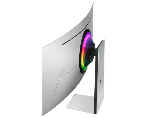 Cumpara 34" Monitor Gaming Samsung Odyssey G8 S34DG852, OLED 3440x1440 WQHD, Argintiu in Moldova