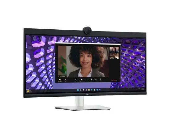 Cumpara 34" Monitor DELL P3424WEB, IPS 3440x1440 WQHD, Negru | Argintiu in Moldova