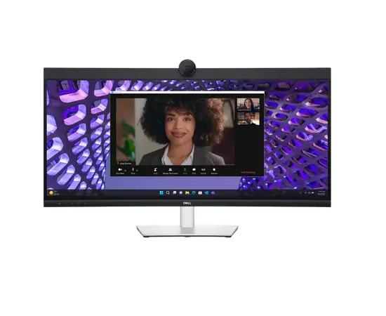 Cumpara 34" Monitor DELL P3424WEB, IPS 3440x1440 WQHD, Negru | Argintiu in Moldova