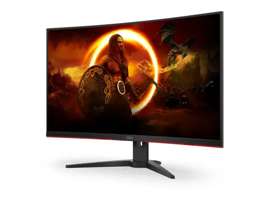 Cumpara 31,5" Monitor Gaming AOC C32G2ZE/BK, VA 1920x1080 FHD, Negru | Roșu in Moldova