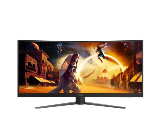 Cumpara 34" Monitor Gaming AOC CU34G4, VA 3440x1440 WQHD, Negru in Moldova