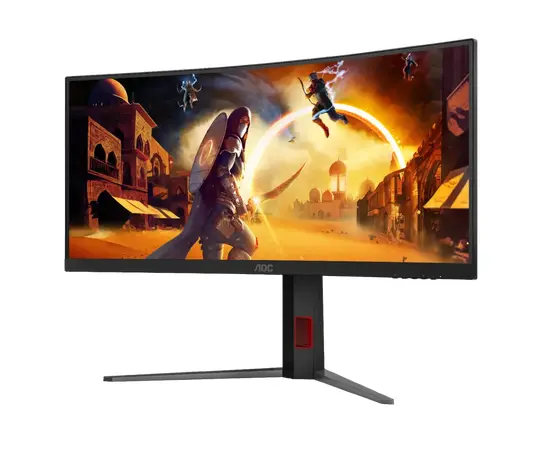 Cumpara 34" Monitor Gaming AOC CU34G4, VA 3440x1440 WQHD, Negru in Moldova