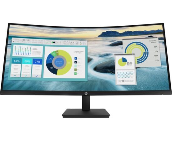 Cumpara 34" Monitor HP P34hc G4, VA 3440x1440 WQHD, Negru in Moldova