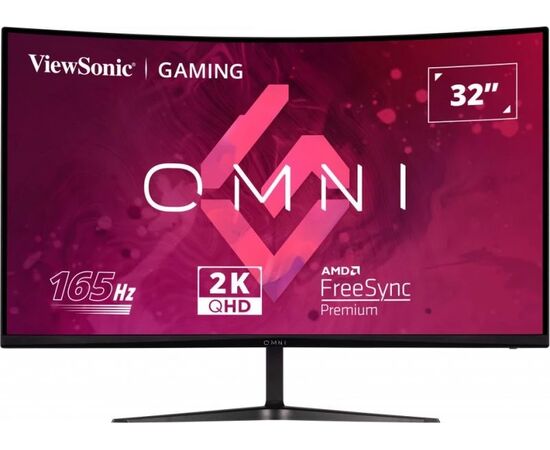 Cumpara 31,5" Monitor Gaming ViewSonic VX3218C-2K, VA 2560x1440 WQHD, Negru in Moldova
