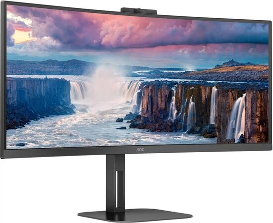 Cumpara 34" Monitor AOC CU34V5CW/BK, VA 3440x1440 WQHD, Negru in Moldova