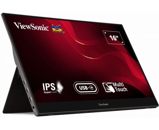 Cumpara 15,6" Monitor portabil ViewSonic TD1655, IPS 1920x1080 FHD, Negru in Moldova