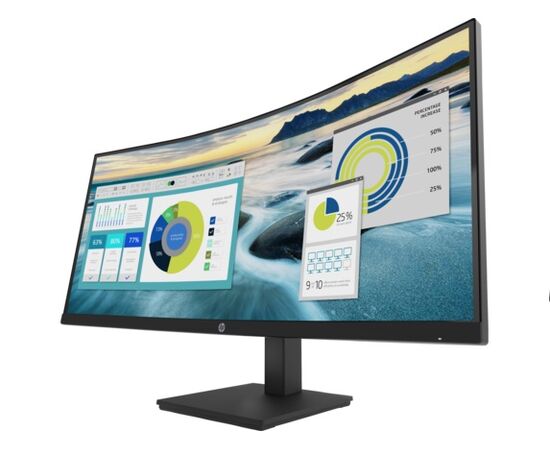 Cumpara 34" Monitor HP P34hc G4, VA 3440x1440 WQHD, Negru in Moldova