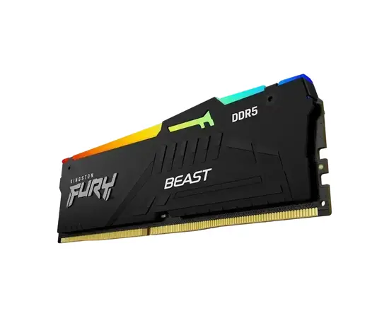 Cumpara Memorie RAM Kingston FURY Beast RGB, DDR5 SDRAM, 6400 MHz, 32GB (2x16GB), KF564C32BBEAK2-32 in Moldova