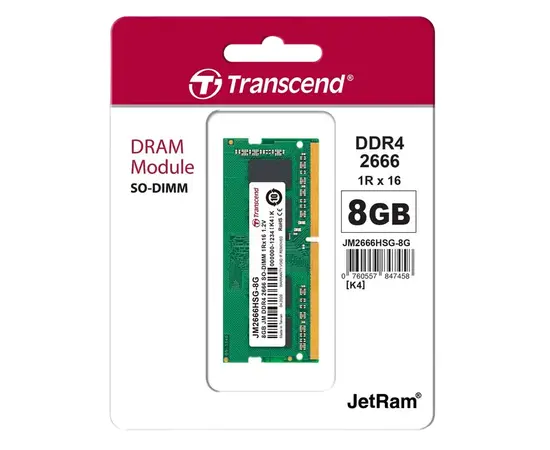 Cumpara Memorie RAM Transcend, DDR4 SDRAM SO-DIMM, 3200 MHz, 8GB, JM3200HSG-8G in Moldova