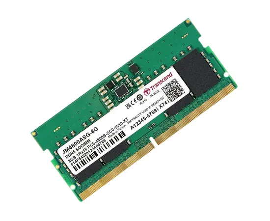 Cumpara Memorie RAM Transcend JetRam, DDR5 SDRAM SO-DIMM, 4800 MHz, 8GB, JM4800ASG-8G in Moldova