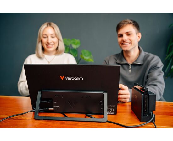 Cumpara 15,6" Monitor portabil Verbatim Light 15.6, IPS 1920x1080 FHD, Negru in Moldova