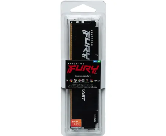 Cumpara Memorie RAM Kingston FURY Beast, DDR5 SDRAM, 6000 MHz, 8GB, KF560C30BBE-8 in Moldova