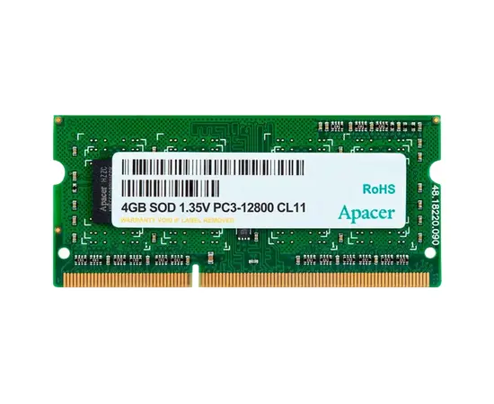 Cumpara Memorie RAM Apacer, DDR3 SDRAM SO-DIMM, 1600 MHz, 4GB, AS04GFA60CATBGJ in Moldova