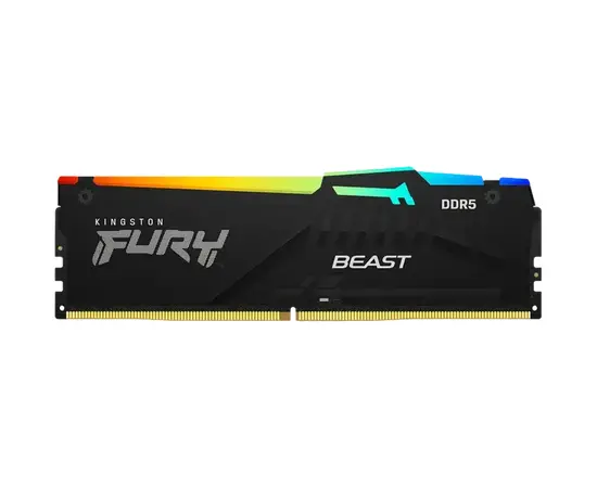 Cumpara Memorie RAM Kingston FURY Beast RGB, DDR5 SDRAM, 6400 MHz, 32GB (2x16GB), KF564C32BBEAK2-32 in Moldova
