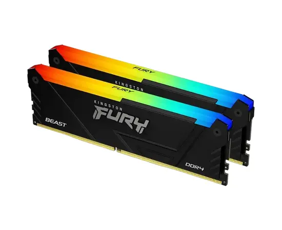 Cumpara Memorie RAM Kingston FURY Beast RGB, DDR4 SDRAM, 3600 MHz, 16GB (2x8GB), KF436C17BB2AK2/16 in Moldova