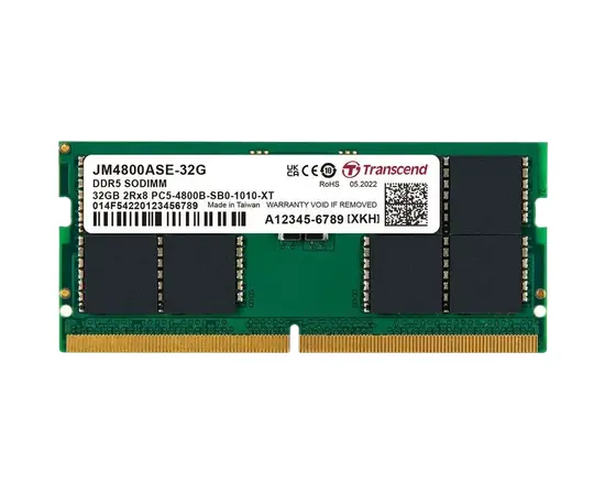 Cumpara Memorie RAM Transcend JetRam, DDR5 SDRAM SO-DIMM, 4800 MHz, 32GB, JM4800ASE-32G in Moldova
