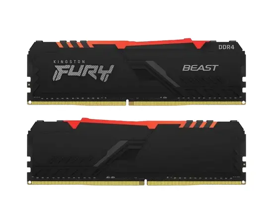 Cumpara Memorie RAM Kingston FURY Beast, DDR4 SDRAM, 3600 MHz, 16GB (2x8GB), KF436C17BBAK2/16 in Moldova