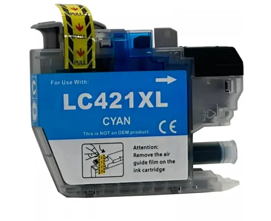 Cumpara Cartuș cu cerneală Brother LC-421 Cyan, compatibil in Moldova