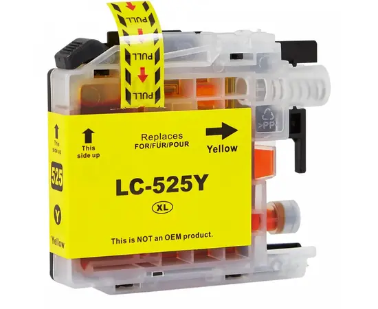 Cumpara Cartuș cu cerneală Brother LC-525XLY Yellow, compatibil in Moldova