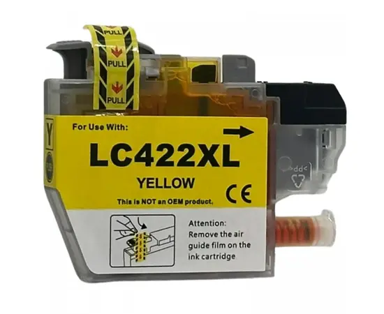 Cumpara Cartuș cu cerneală Brother LC-422XL Yellow 18 ml, compatibil in Moldova