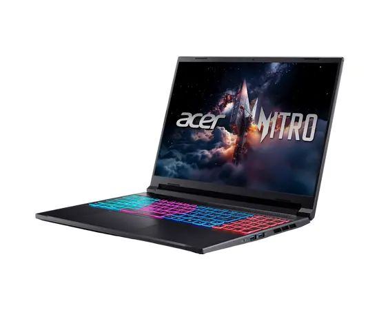 Cumpara Laptop 16" Acer Nitro 16S AI AN16S-61, Obsidian Black, AMD Ryzen AI 7 350, 16GB/1TB, RTX 5070 Ti 12GB, Fără SO in Moldova