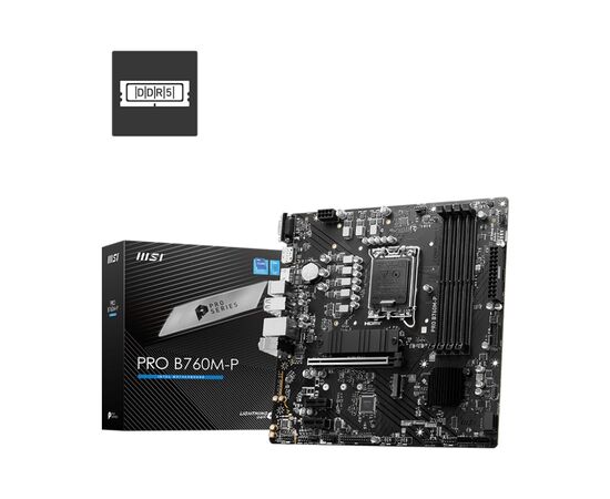 Cumpara Placă de bază MSI PRO B760M-P, LGA1700, Intel B760, Micro-ATX in Moldova