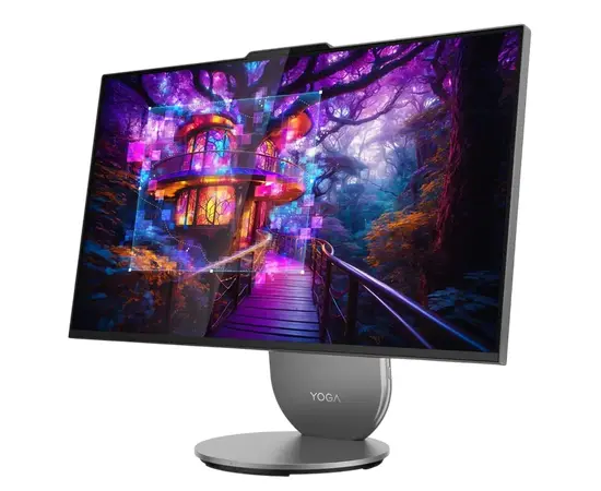Cumpara Computer All-in-One Lenovo Yoga 27IAH10, 27", Intel Core Ultra 9 285H, 32GB/1TB, Windows, Luna Grey in Moldova
