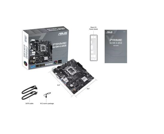 Cumpara Placă de bază ASUS PRIME H610M-K ARGB, LGA1700, Intel H610, Micro-ATX in Moldova