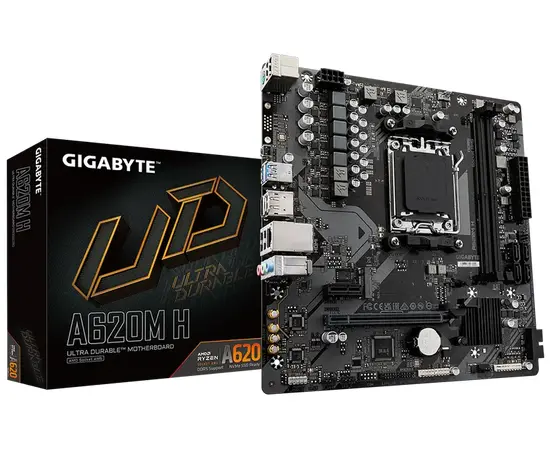 Cumpara Placă de bază Gigabyte A620M H, AM5, AMD A620, Micro-ATX in Moldova