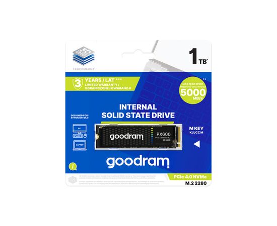 Cumpara Unitate SSD GOODRAM PX600 Gen2, 1TB, SSDPR-PX600-1K0-80 in Moldova