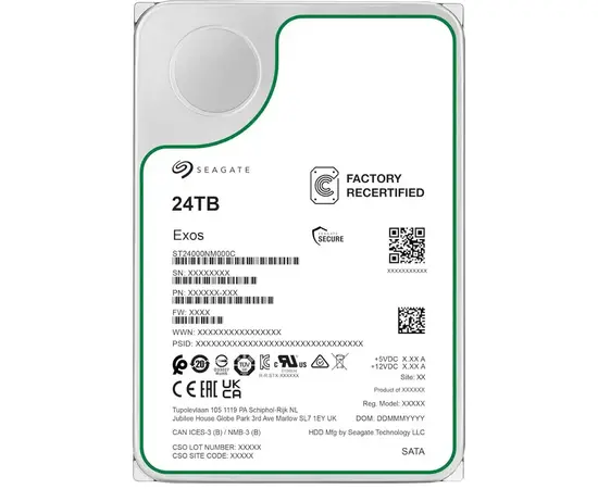 Cumpara Unitate HDD Seagate Exos, 3.5", 24 TB , recondiționat in Moldova
